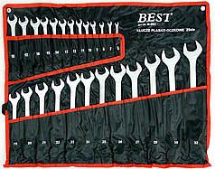 Набір комбінованих ключів на полотні 25 од. 6-32 мм BEST  IB-2501