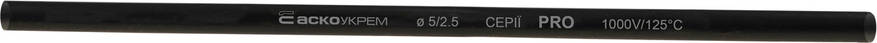 Термоусаджувальна трубка 5,0/2,5 шт. (1м) чорна серії PRO, фото 1
