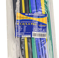 Набір термоусаджувальних трубок   7,0/3,5 PRO (кольорові)