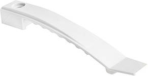 Кабельний затискач під дюбель (саморіз) 135 мм, білий, РA (10 шт)