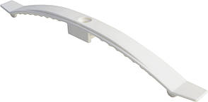 Кабельний затискач під дюбель (саморіз) 242 мм, білий, РA (10 шт)