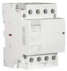 Модульний контактор MK-N 4P 40A 2NO2NC 220V, фото 6