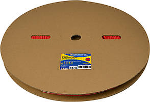 Термоусаджувальна трубка  3,0/1,5 (рулон 100м) червона