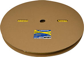 Термоусаджувальна трубка  6,0/3,0 (рулон 100м) жовта