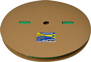 Термоусаджувальна трубка  6,0/3,0 (рулон 100м) зелена