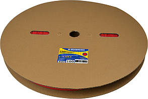 Термоусаджувальна трубка 16,0/8,0 (рулон 100м) червона