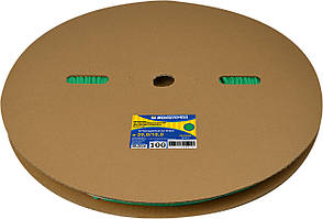 Термоусаджувальна трубка 20,0/10,0 (рулон 100м) зелена