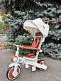 Триколісний велосипед-трансформер із батьківською ручкою Best Trike 4в1 BS-12-707, нейлонова рама, фото 2