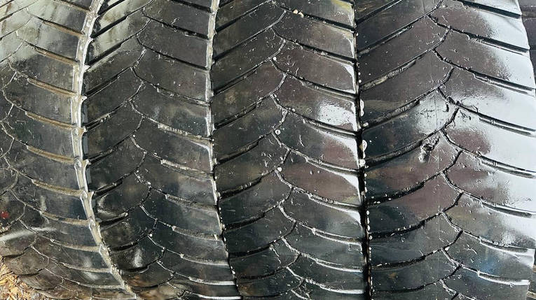 Шина вантажна б у 315-80R22.5 BRIDGESTONE L 355 кар'єрна, на тягловій вісь, фото 1