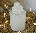 Аромасвічка CUPID SANTAL BEIGE 100% WOOD WAX 165g 35h Гранд Презент NAC 1102, фото 3