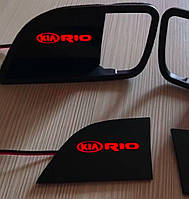Підсвітка салону Kia Rio 3 LED 4 шт. з логотипом 2011-2018