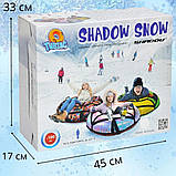 Тюбінг санки ватрушка 100 см "БМВ" для зимового катання, надувні санки для снігу та гірки з Оксфорда та ПВХ, фото 7