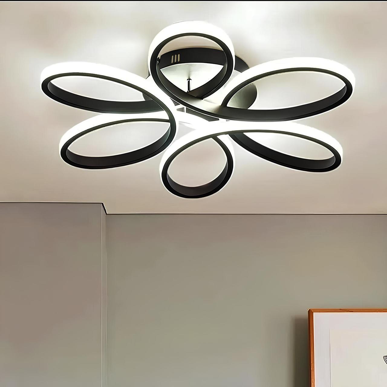Світлодіодна Led-люстра чорного кольору до 15 м² Ardero AL6520ARD LUCE