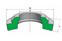 Брудознімач 2-63-4 (63х71х7 NBR), фото 2