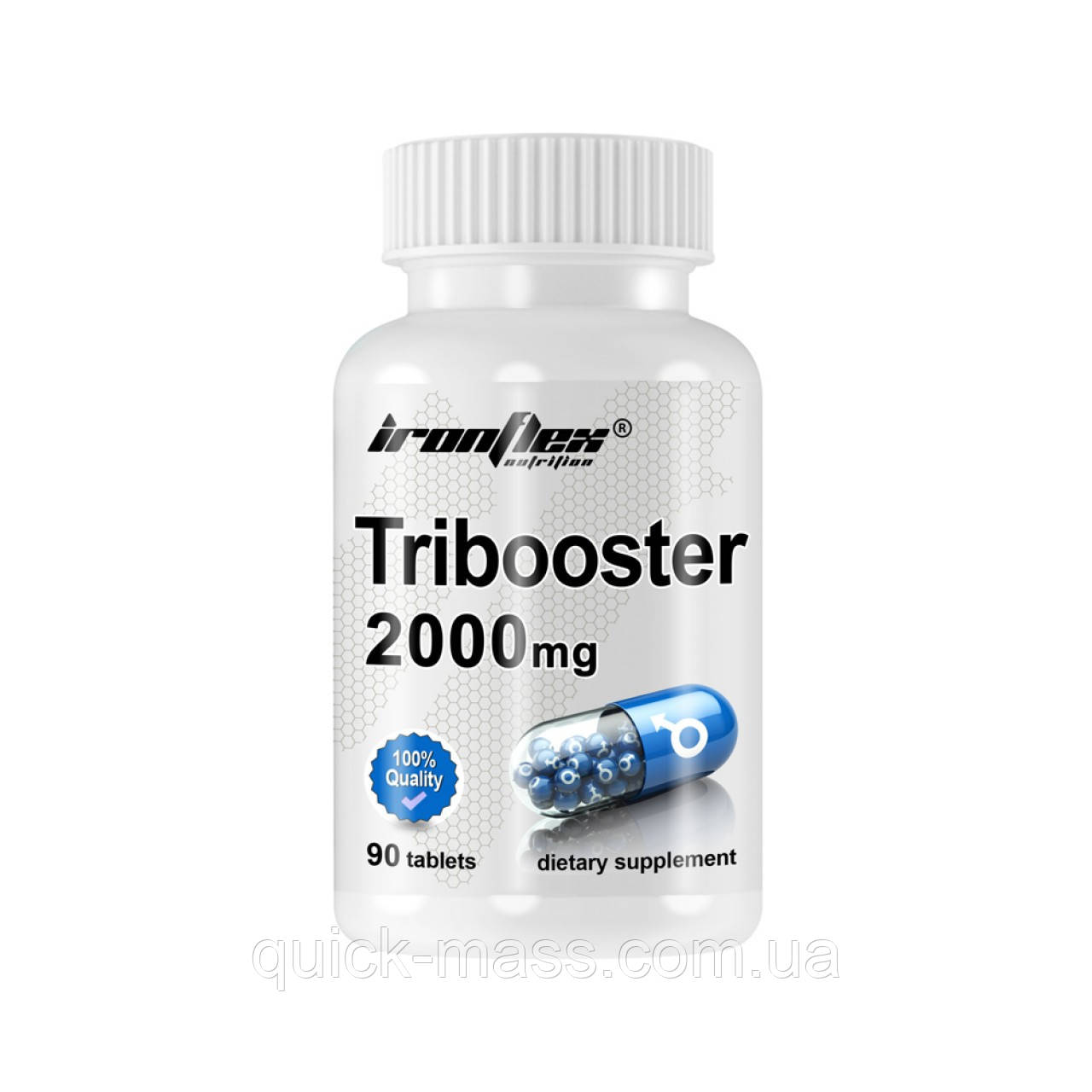 Трибулус IronFlex Tribooster Pro 2000mg 90tab, фото 1