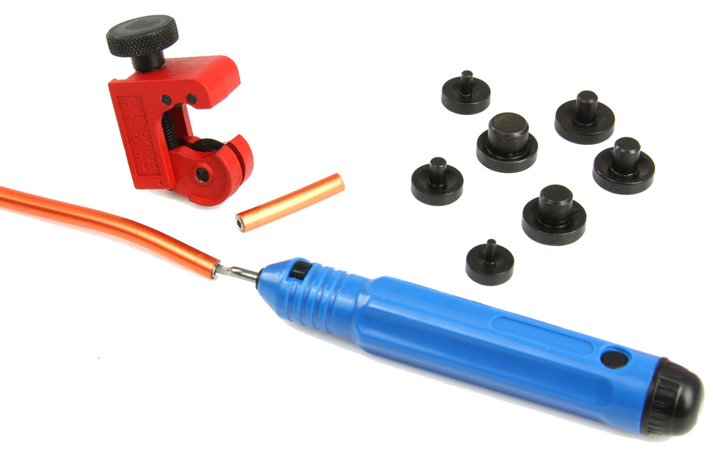 Набір для вальцювання та розвальцювання труб або трубок 11 елементів у кейсі Mar-Pol (M57751C) - фото 3 - id-p2491010554