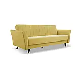 М'який розкладний прямий диван Linea (жовтий), фото 2