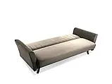 М'який розкладний прямий диван Linea (бежевий темний), фото 4