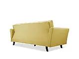 М'який розкладний прямий диван Linea (жовтий), фото 6