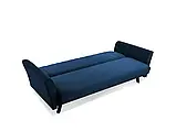 М'який розкладний прямий диван Linea (синій темний), фото 4