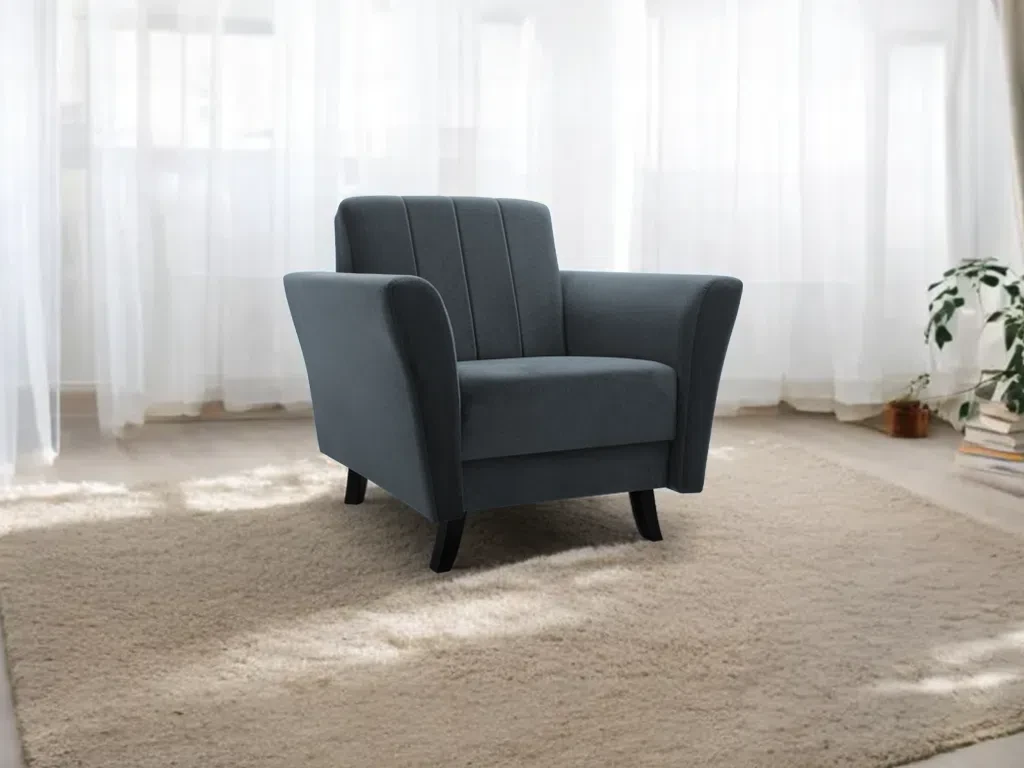 М'яке крісло Linea (сірий темний), фото 1