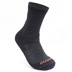 Чоловічі шкарпетки із мерино SENSOR EXPEDITION MERINO чорно-червоні 39-42 N