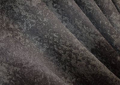 Шторна тканина льон "Мармур Al-9". Колір графітовий з сірим. Код 1637ш