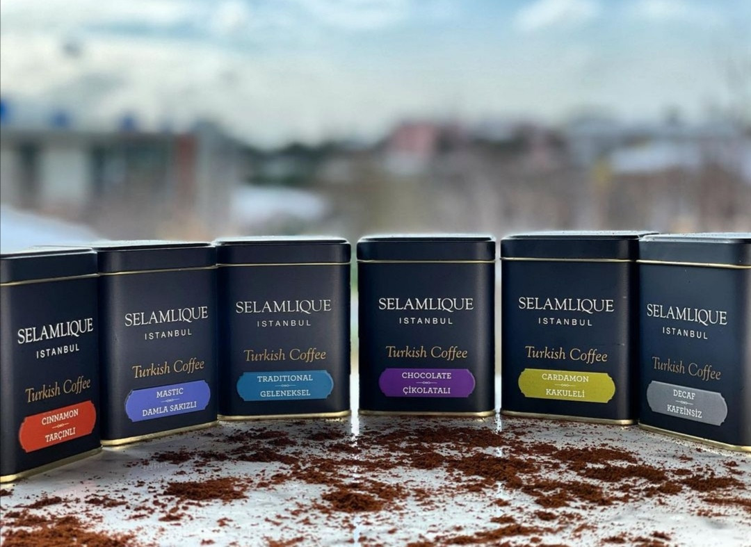 Турецька кава Selamlique набір (6 штук) з різними добавками без коробки, фото 1