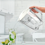 Великий Фільтр-глечик Білий з 4 шт. картриджів для очищення води Ecosoft Maxima (5 літрів загальний об'єм) FMVMAXIMAWECO, фото 8