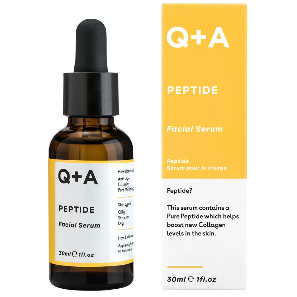Сироватка Q+A Peptide Facial Serum для обличчя пептидна антивікова 30 мл