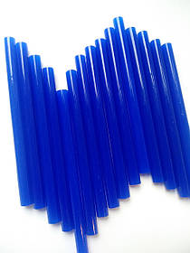 Термоклей тонкий СИНІЙ діам.-7 мм, довжина 100 мм