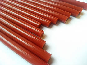 Термоклей тонкий КОРІЧНИЙ діам.-7 мм, довжина 100 мм