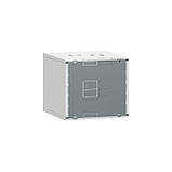 Шафа настінна Conteg 15U 19" глибина 600мм, фото 2