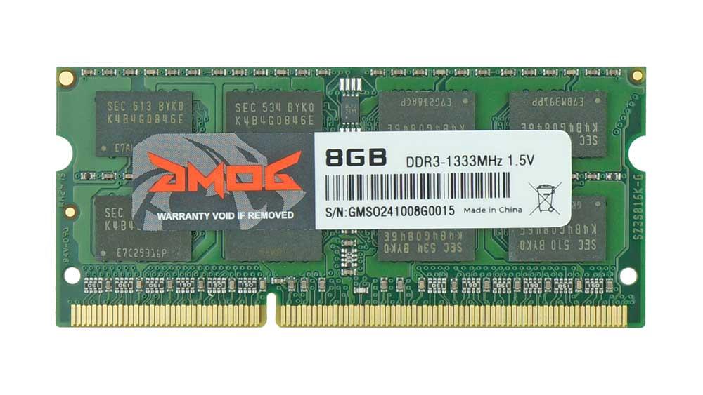 Оперативна пам'ять DDR3 8Gb 1333 для ноутбука SODIMM 1.5V PC3-10600 GMOG GM1333D3S9/8G
