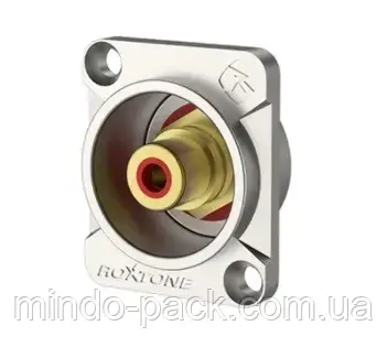 Роз'єм Roxtone RF2D-N RCA female (мама) панельний