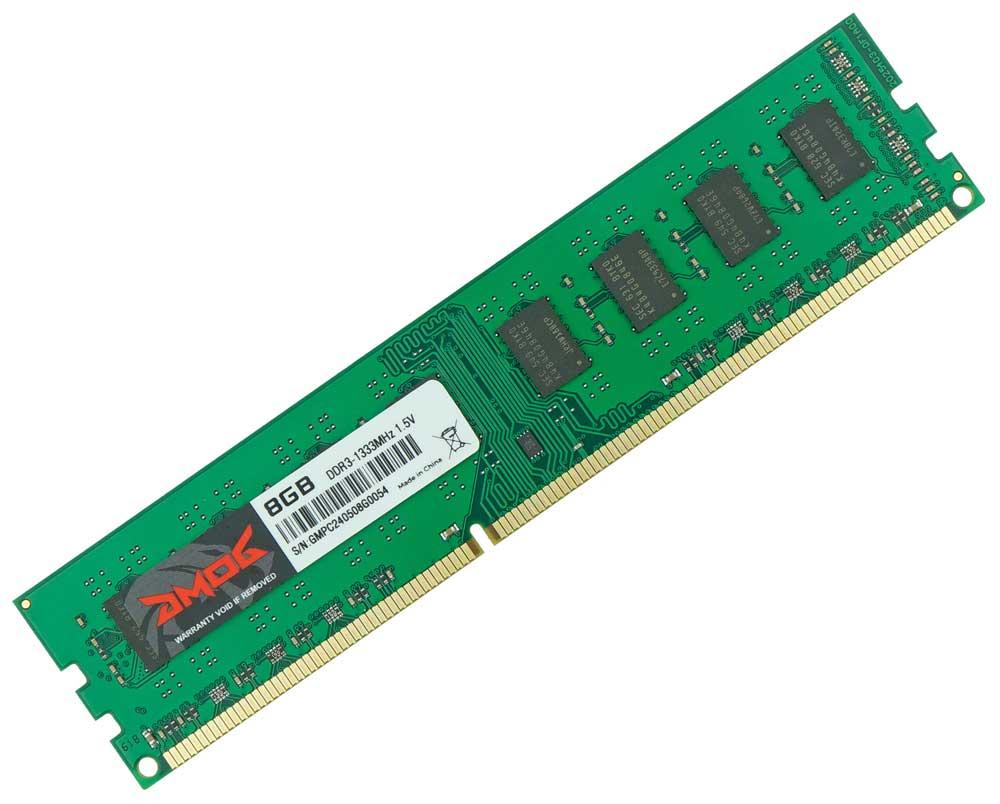 DDR3 1333 8Gb 2Rx8 PC3-10600 CL9 1333MHz Оперативна Пам'ять (ДДР3 8 Гб) - Golden Memory 1600 МГц GM133D3N9/8G
