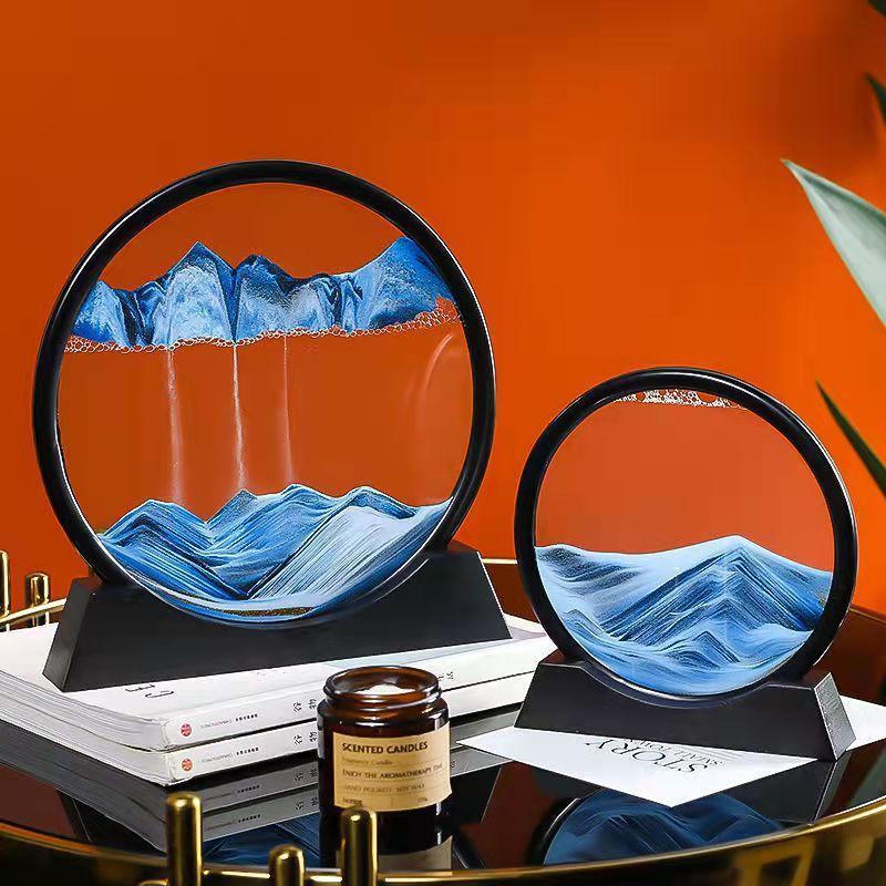 Настільна 3D картина, пісочний годинник, антистрес, декоративна картина з сипучим піском