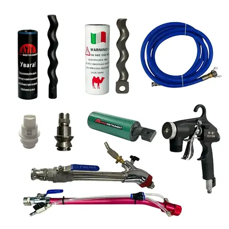 Комплектуючі для штукатурних станцій