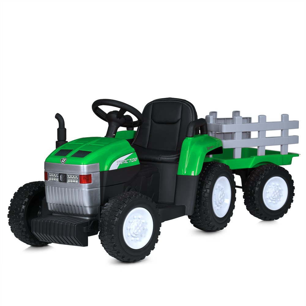 Трактор Bambi M 6038EBLR 2х45W з причіпом р/к, фото 1