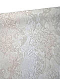 Шпалери вінілові 10 × 1,06 м Слов’янські шпалери 8684-06, бежеві, для вітальні, спальні, коридору, фото 3
