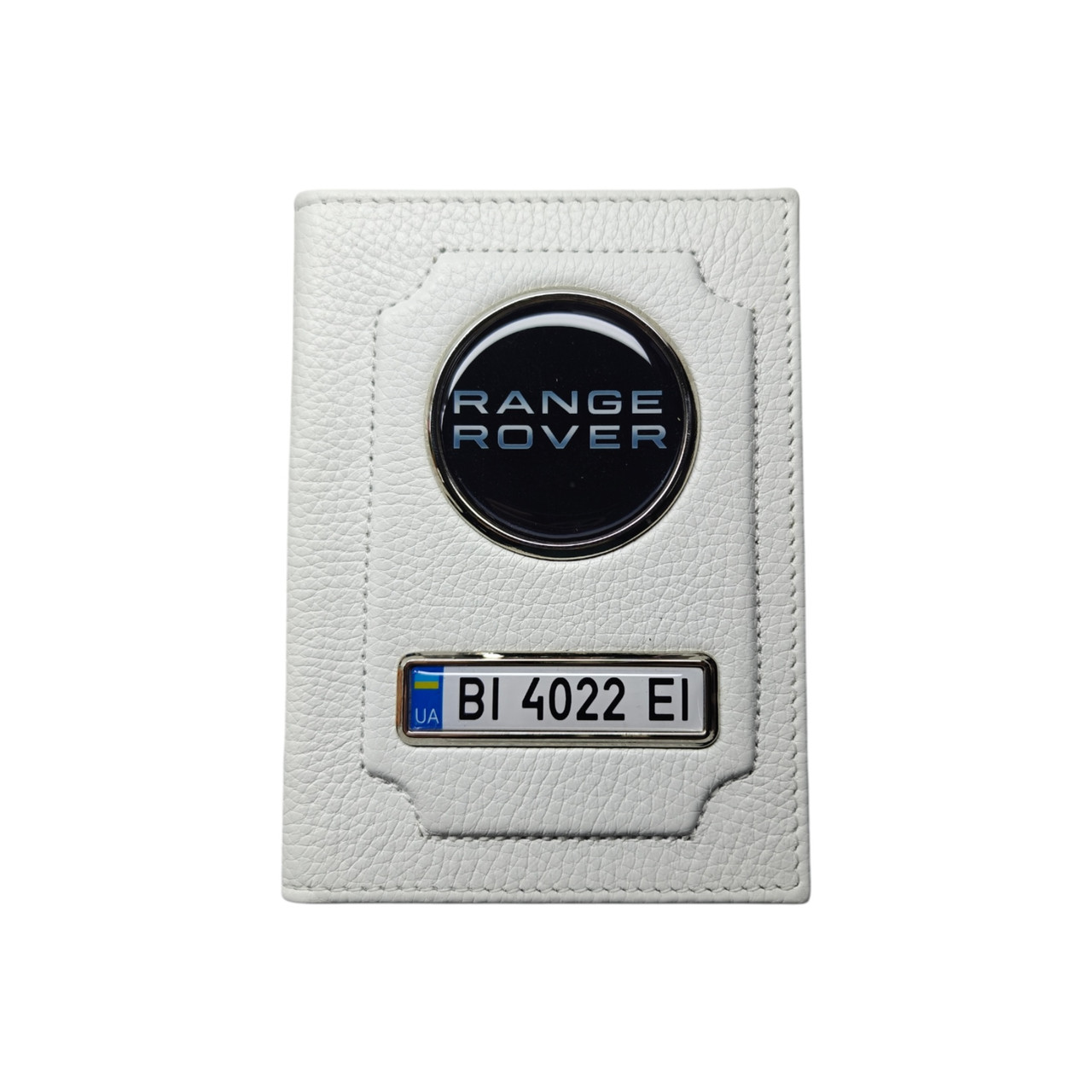 Обкладинка для автодокументів Range Rover, натуральна шкіра