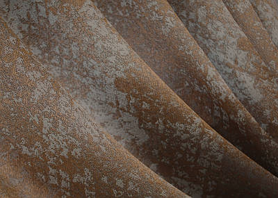 Шторна тканина льон "Мармур Al-9". Колір мідний з сірим. Код 1638ш