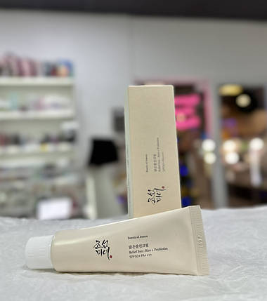 Сонцезахисний крем із пробіотиками Beauty of Joseon Relief Sun Rice Probiotics SPF50+/PA++++ 50 мл, фото 3