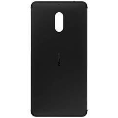 Задня кришка Nokia 6 (чорна оригінал Китай зі склом камери)
