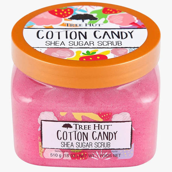 Скраб для тіла цукровий Cotton Candy Sugar Scrub TREE HUT 510 гр, фото 1