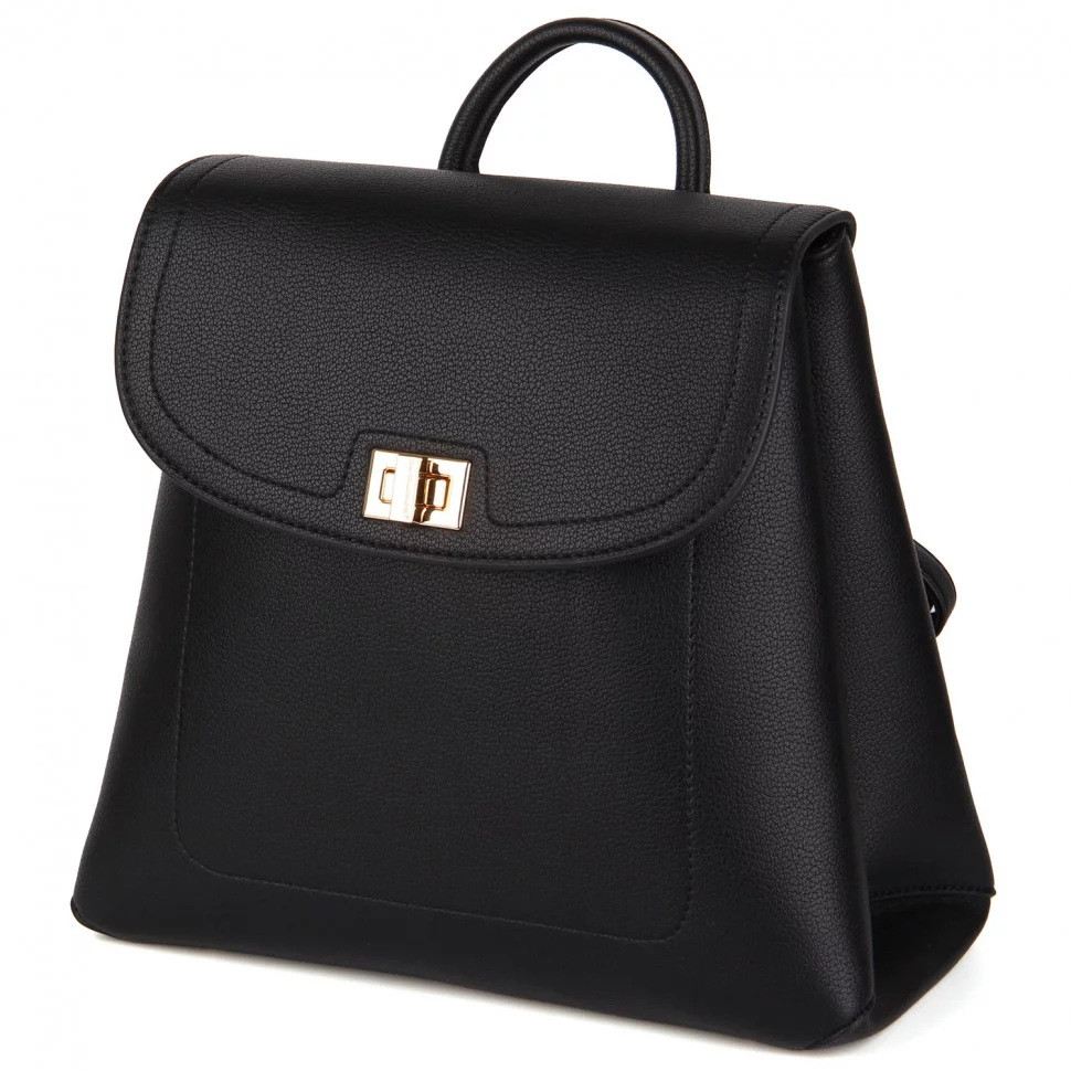 Рюкзак женский экокожа черный Арт.CM7349 black DavidJones Франція, фото 1