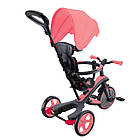 Дитячий велосипед Globber Explorer Trike 4in1 Coral Pink (рожевий), фото 9