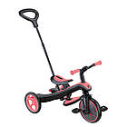Дитячий велосипед Globber Explorer Trike 4in1 Coral Pink (рожевий), фото 4