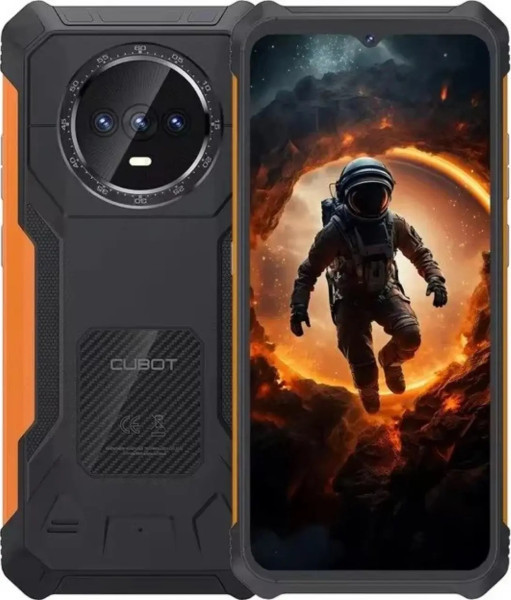 Захищений смартфон Cubot KingKong ES 6/128GB Black Orange, фото 1