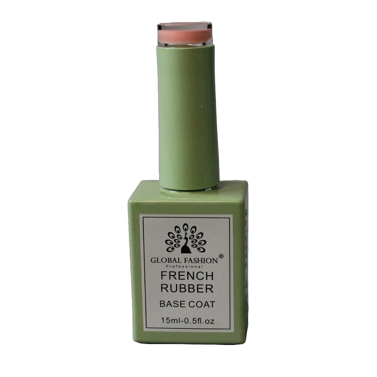 База для нігтів Global Fashion French Rubber Base Coat 02, 15 мл